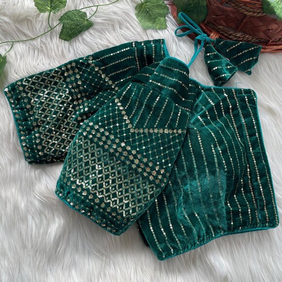 VELVET BLOUSE - Picture 10 of 16